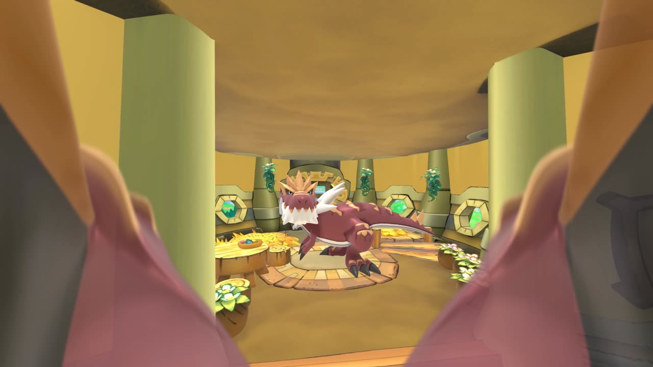 Tyrantrum First Person Mirror POV Post Transformation Pokemon Mystery Dungeon Animation