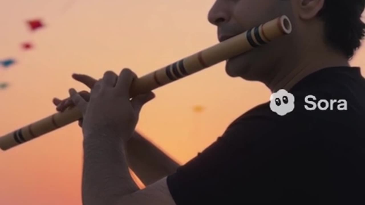 Sunset Flute Melody | Serene Bamboo Flute Performance at Dusk