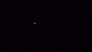 UFO Appears When Making Contact