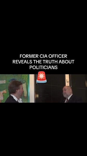 Former CIA Agent Exposed Politicians. CIA Whistle Blower