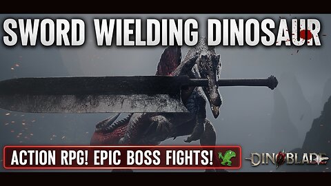 I AM A SWORD-WIELDING SPINOSAURUS! | Dinoblade | Action RPG | Demo | Boss Fight & Skills