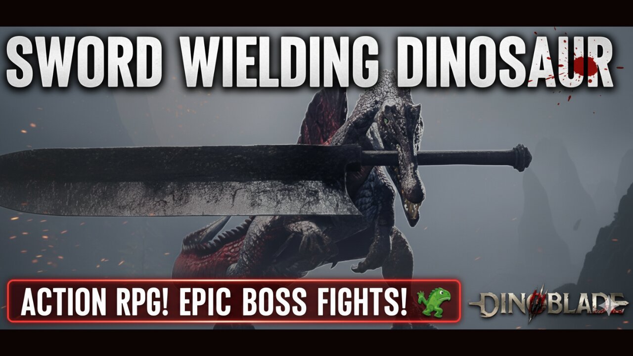 I AM A SWORD-WIELDING SPINOSAURUS! | Dinoblade | Action RPG | Demo | Boss Fight & Skills