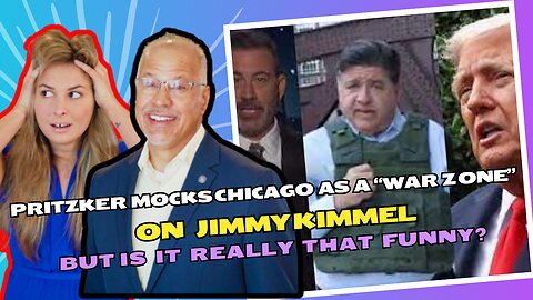 Pritzker Mocks Chicago as a “War Zone” on Kimmel — But Is It Really That Funny?