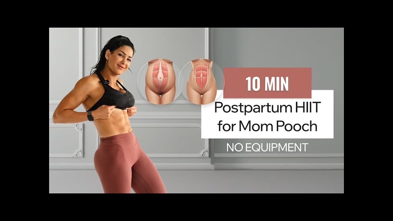 10-Minute Flat Belly Workout for Moms 💪 | Burn Fat & Strengthen Core at Home