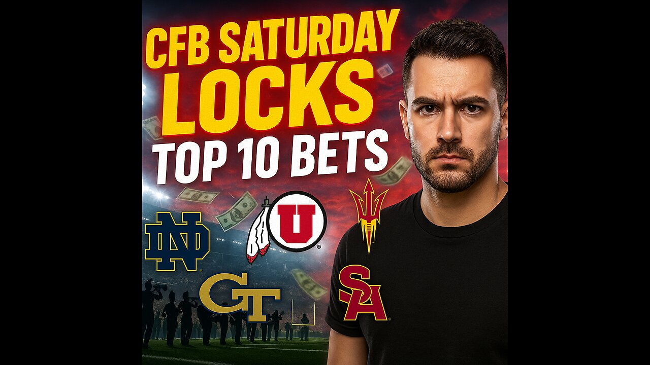 10 College Football Bets You MUST Take Today (Nov 15)