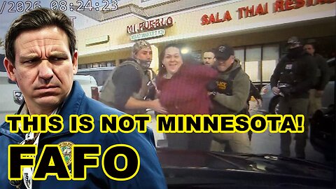 Smiling woman FINDS OUT after PUNCHING Trooper during ICE Operation! FAFO!