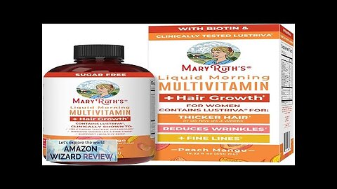 MaryRuth's Multivitamin Multimineral Supplement for Women + Hair Growth Vitamins Review