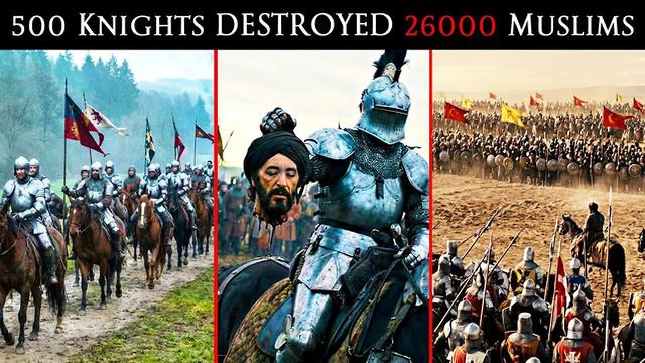 When 500 Knights CRUSHED 26,000 Muslims - The Battle That Saved Europe