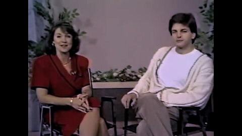 October 1989 - Michael Palance of 'One Life to Live' Visits WLOS
