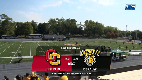 October 4, 2025 - College Football : Oberlin College at DePauw University (Complete)