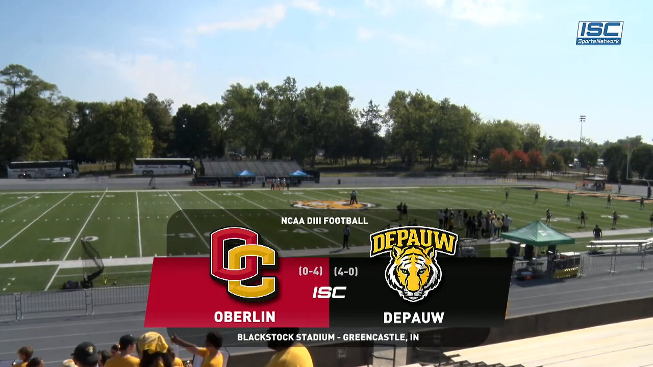 October 4, 2025 - College Football : Oberlin College at DePauw University (Complete)