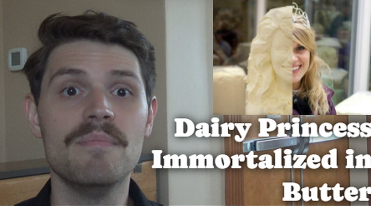 Dairy Princess Immortalized In Butter