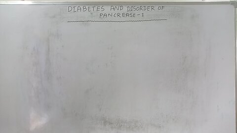 DIABETES AND DISORDER OF PANCREAS