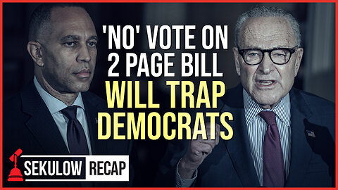 “NO” Vote on 2 Page Bill Will Trap Senate Democrats