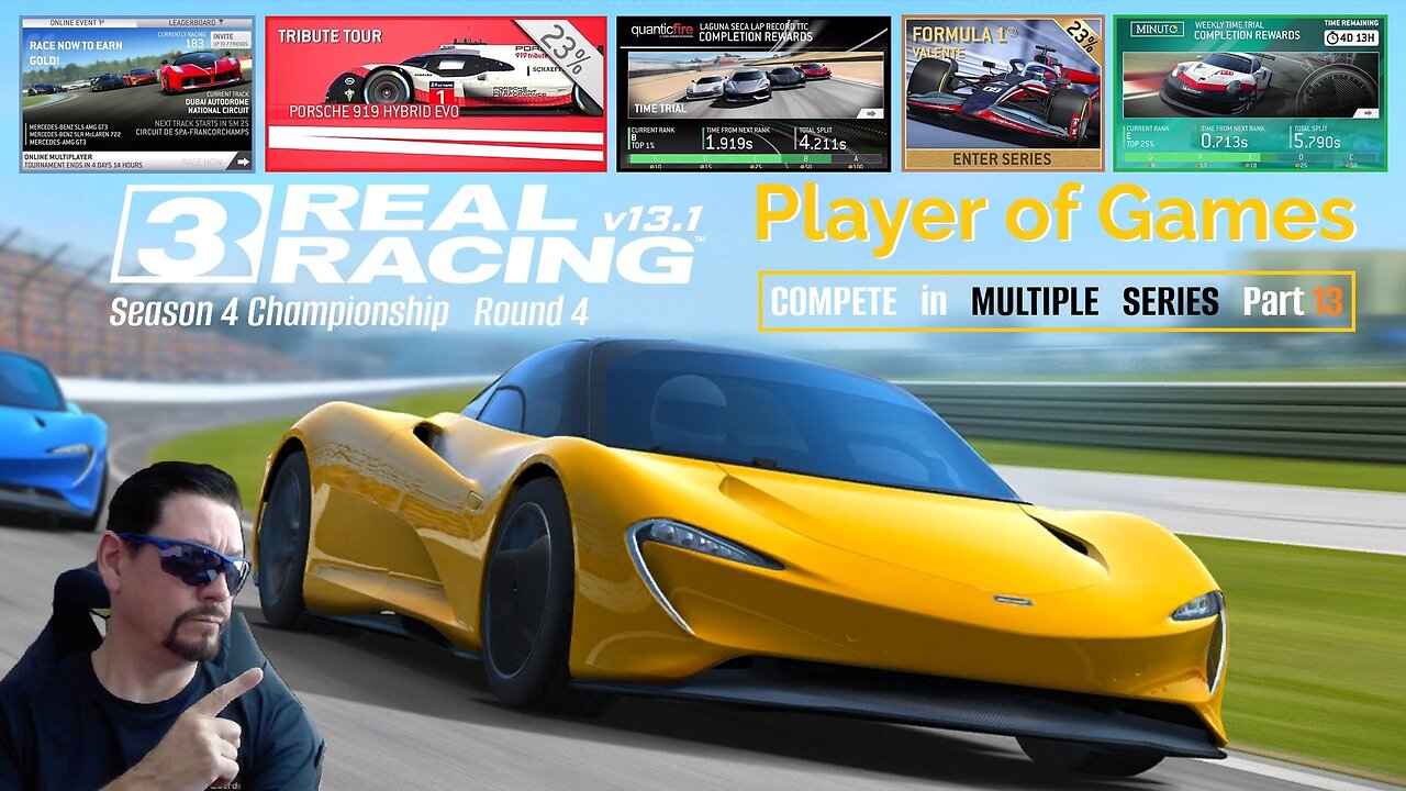 Player of Games: Real Racing 3 Update 13.1: COMPETE in MULTIPLE SERIES Part 13 + F1 Valente