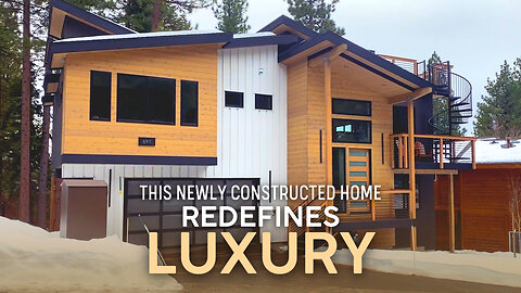 This NEWLY CONSTRUCTED Lake Tahoe Home Redefines Luxury!