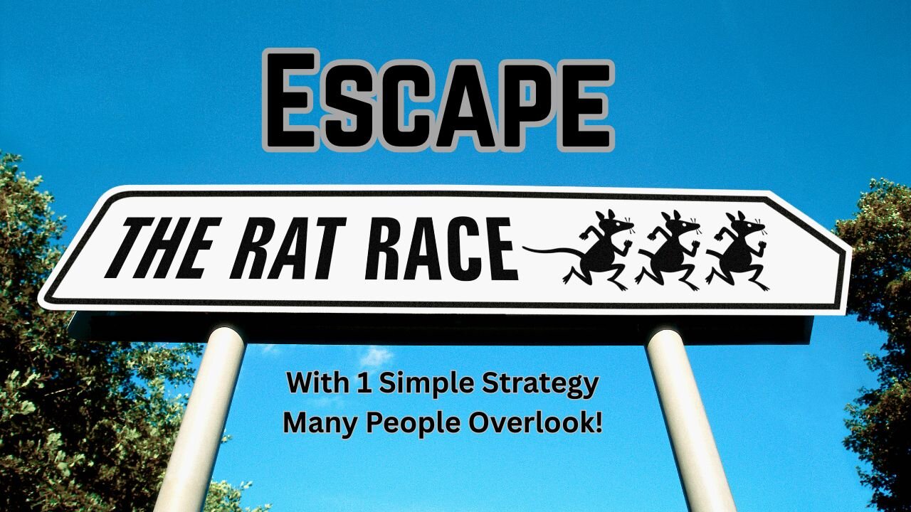 Escape the 9 to 5 RAT RACE with this Simple Strategy
