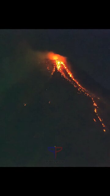 Mount Mayon: A Restless Night