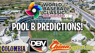 2025 World Baseball Classic Qualifers Pool B Predictions! (Germany, China, Brazil, Colombia)