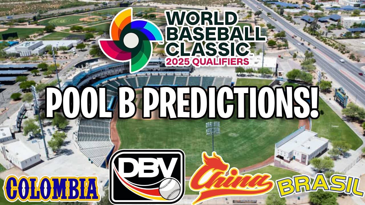 2025 World Baseball Classic Qualifers Pool B Predictions! (Germany, China, Brazil, Colombia)