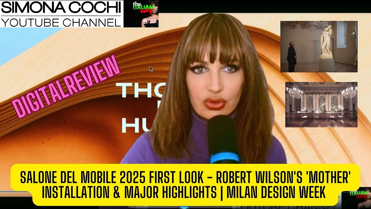 2025 Milan Design Week Salone del Mobile-Robert Wilson's 'Mother' Installation
