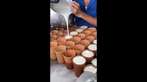 Cream Lassi __ Thick MALAI Lassi for ₹50_- only __ Gaziabad __ Indian street food