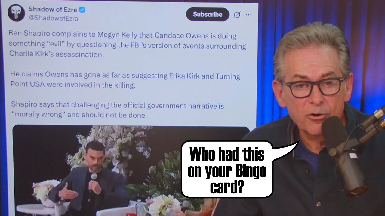 Questioning the FBI on Charlie Kirk assassination is evilaccording to Ben Shapiro▮The Jimmy Dore Show