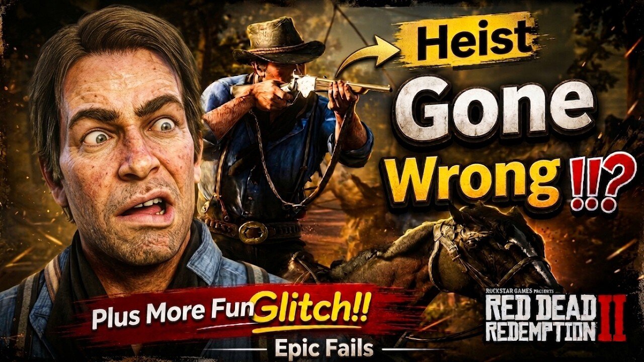 Arthur Morgan Got Roasted 😂, The Dumbest Robbery Ever 😂