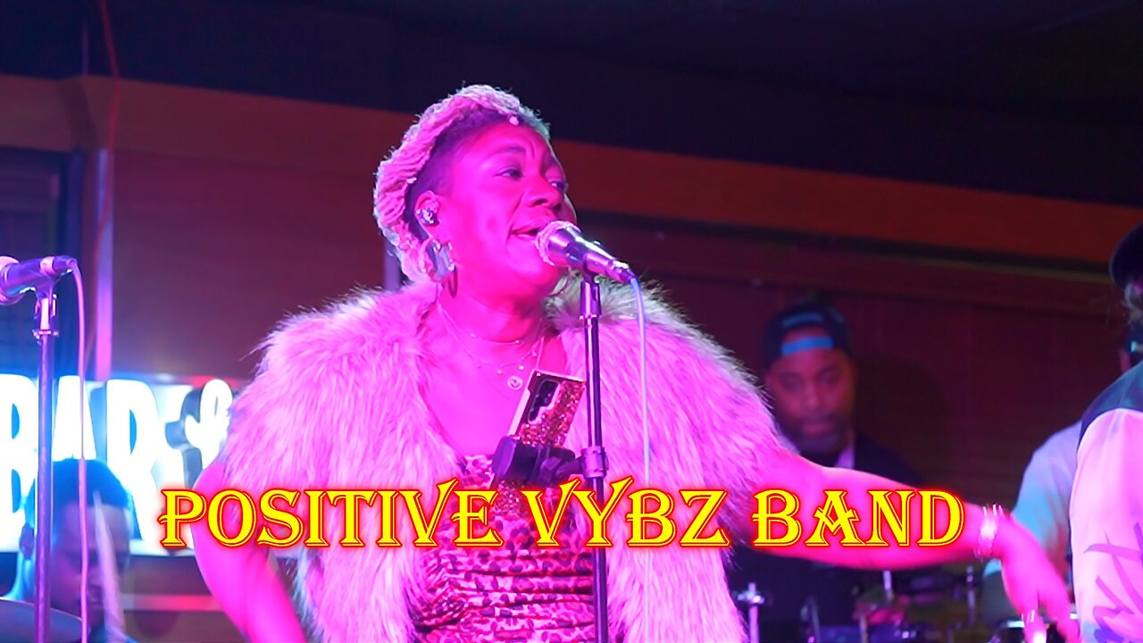 Positive Vybz Band performing, "People Make The World Go 'Round."