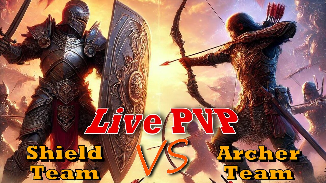 Shield Team Vs Archer Team: Sword of Convallaria PVP