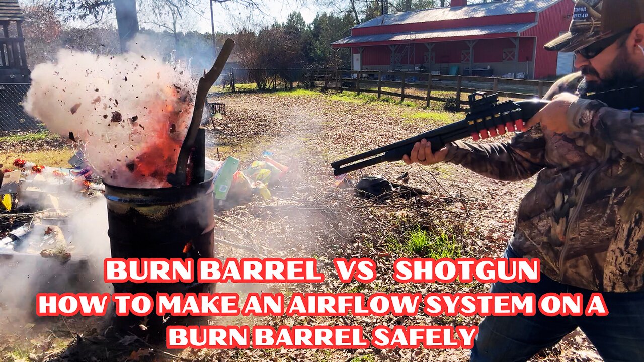 How to make the ABSOLUTE BEST Airflow System for Your Burn Barrel safely in No Time!!!