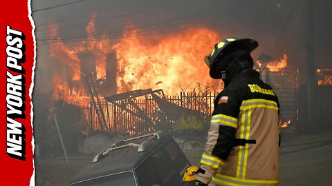 Deadly wildfires tear through Chile, killing 19 and forcing thousands to flee