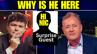 Nick Fuentes Visibly Angry as Piers Morgan Stops His Show & Adds Surprise Guest