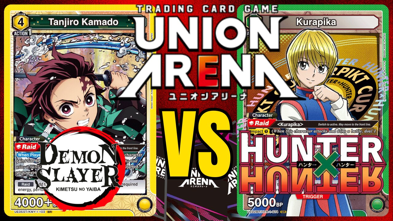 Tanjiro Kamado (Demon Slayer) vs Kurapika (Hunter x Hunter) Union Arena