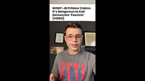 Victor Reacts: Governor Pritzker Complains About Democrats Being Called Fascists 