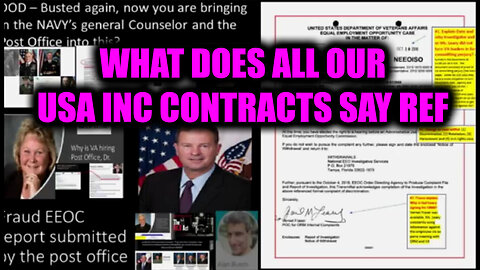 TREASON Update Dec 24 - What Does All Our USA INC Contracts Say Ref?MUST SEE