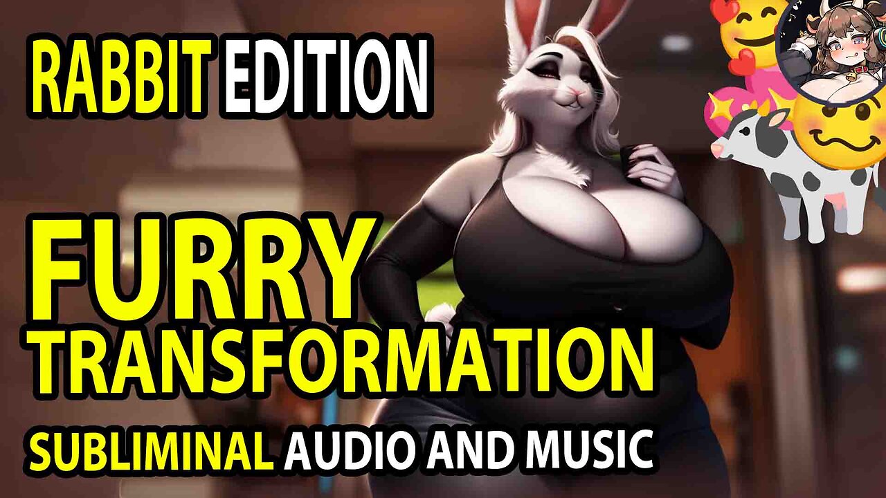 ✨▶ FURRY TRANSFORMATION: LAGOMORPH/RABBIT 🐰◀✨ Transformation Subliminal Music and Audio 💖🎶🐄