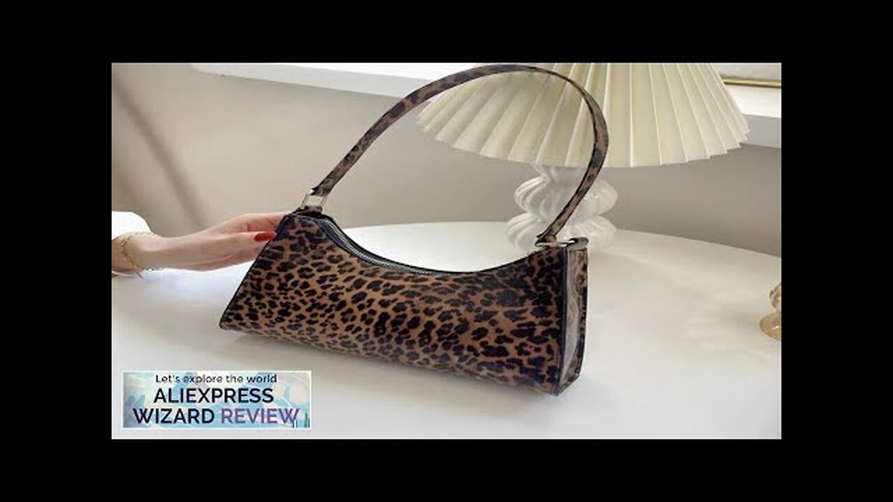 Summer New Shoulder Bags for Women High Quality Zebra Underarm Handbags PU Review