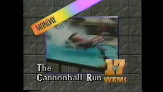 1988 - Grand Rapids Promo for 'Cannonball Run' & Colorized 'Across the Pacific'