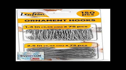 150 Pack Christmas Ornament Hooks – Great Xmas Ornament Hangers for Christmas Review