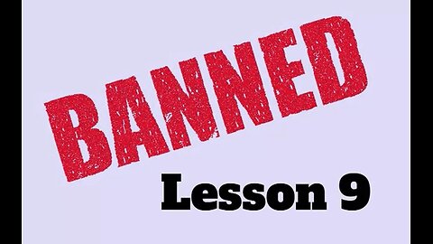 BANNED in Florida Faith-based BIP lesson 9