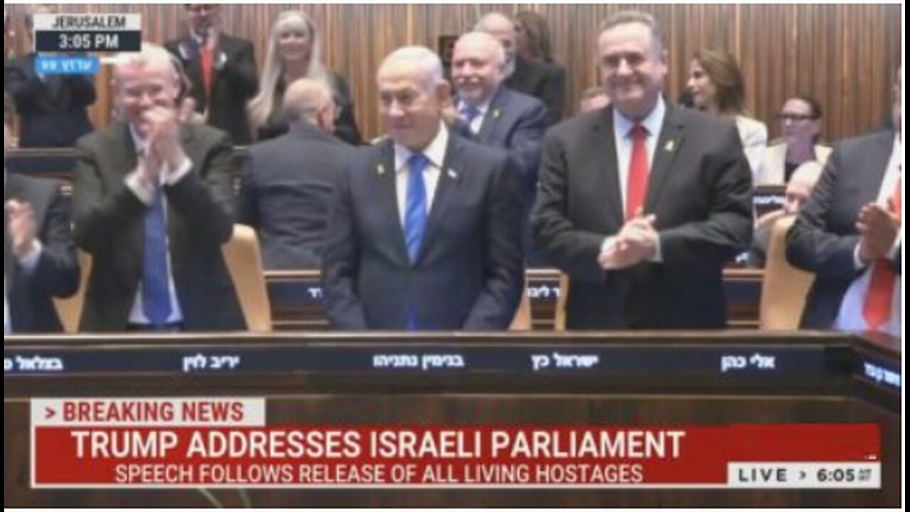 ‘Give Him a Pardon!’ Trump Calls for Netanyahu to Be Pardoned — Knesset Cheers