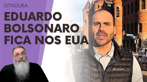 EDUARDO BOLSONARO pede LICENÇA de MANDATO e VAI FICAR nos EUA para EVITAR PERSEGUIÇÃO JUDICIAL