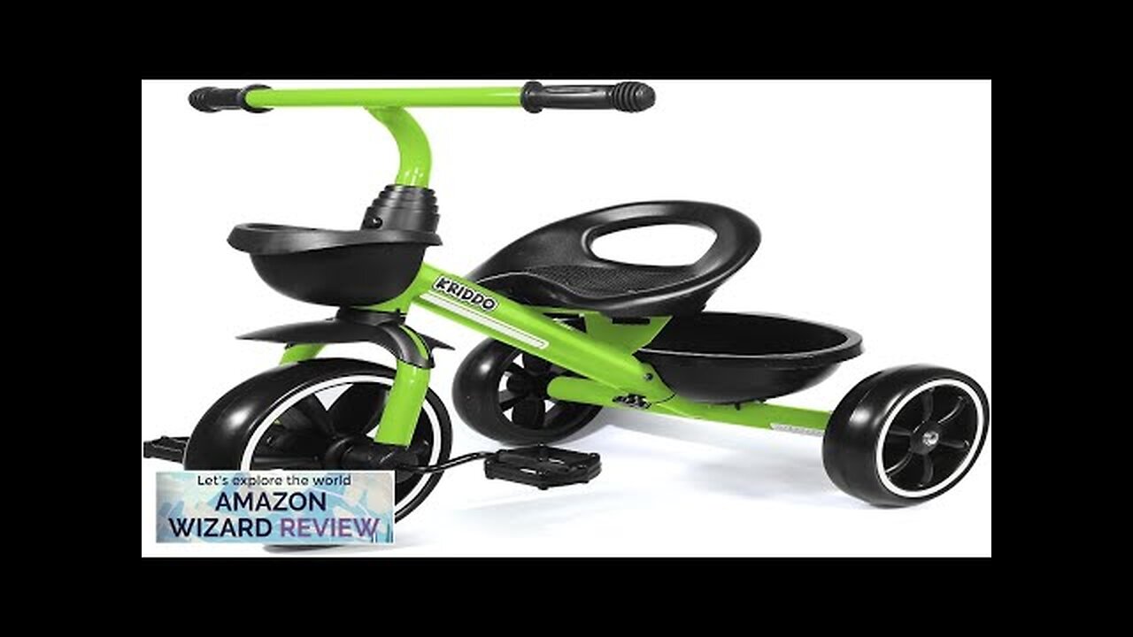 KRIDDO Tricycles Age 24 Month to 4 Years Toddler Kids Trike Review