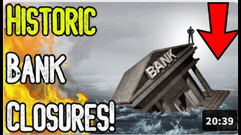 HISTORIC BANK CLOSURES! 7000 Banks To Close By Early 2026 As Old System Collapses