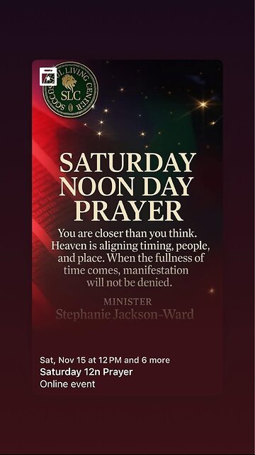 Saturday 12n prayer