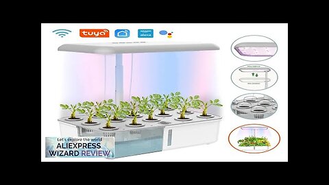 Tuya WiFi Plant Hydroponics System Growing LED Light Soilless Smart Planting Machine Review