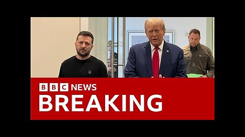 Trump calls Zelensky a 'dictator' as he hits back at 'disinformation' criticism | BBC News