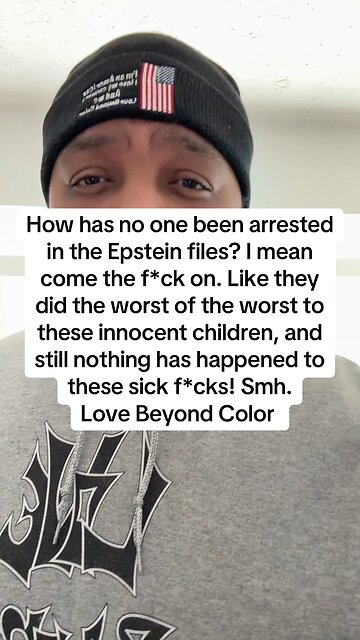 How has no one been arrested in the Epstein files? I mean come the f*ck on.