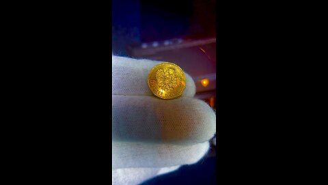 Russian gold coin. 5 ruble. Nikolaj II of Russia